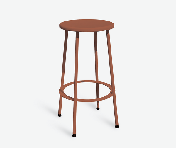 O Stool - all steel